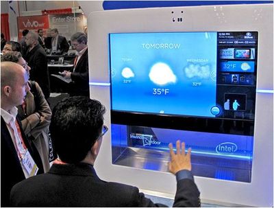 英特爾聯合InWindow推出新型互動數字告示系統觸摸屏